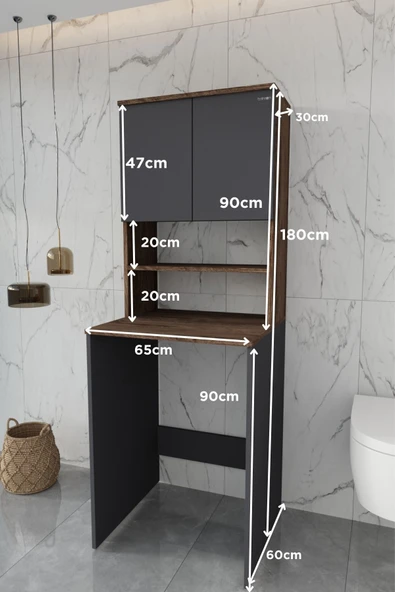 BALNEOM Çamaşir Maki?nesi? Dolabi Amalfi? - 3