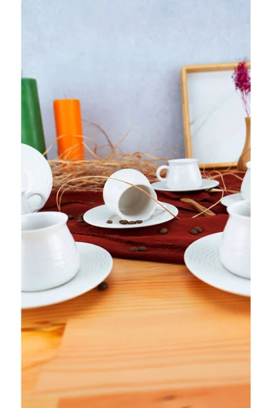 Bambum B4927 Lara Sea 6 Kişilik Kahve Fincan Takımı - 3