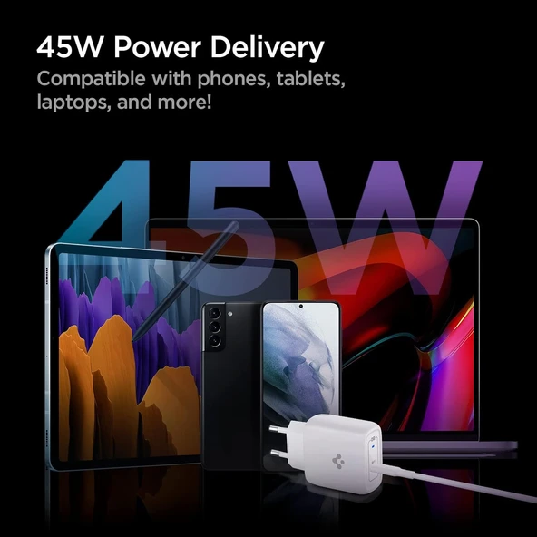 Spigen 45W USB-C Hızlı Şarj Aleti - 3