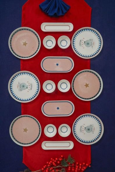 Farika Porselen Sirk 16 Parça 6 Kişilik Porselen Kahvaltı Takımı - 2