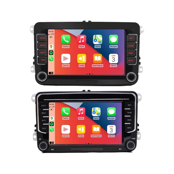 Volkswagen Grubu 7 İnç Android Multimedya 6 GB RAM 64 GB Hafıza 8 Çekirdek Navigatör Premium Series