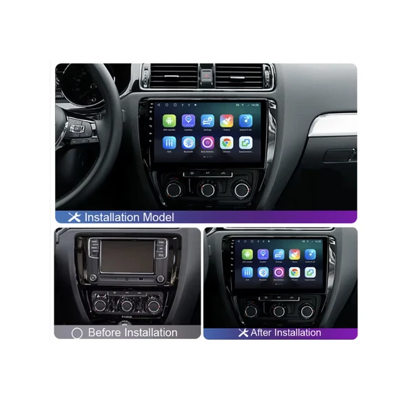 Volkswagen Jetta Multimedya (2011-2017) 2 GB RAM 32 GB Hafıza 4 Çekirdek Navigatör - Resim 9