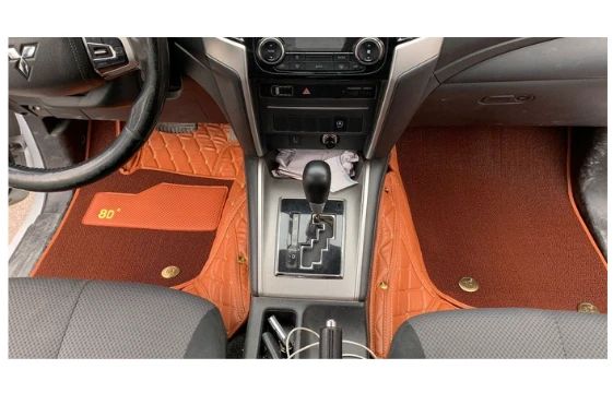 Mitsubishi L200 2015-2019 Arası Araca Özel 8D Çift Katmanlı Havuzlu Paspas Takımı - 3