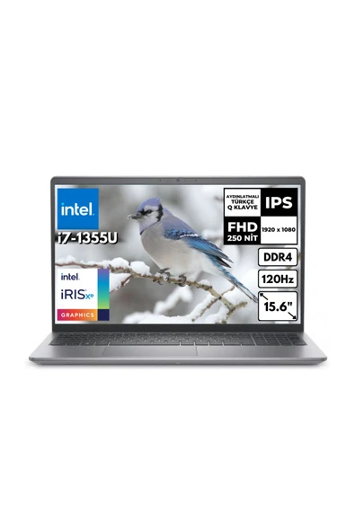 Dell Vostro 3530 i7-1355U 16GB 1 TB SSD  15.6" FHD Freedos N1601PVNB3530UHMF7 Taşınabilir Bilgisayar