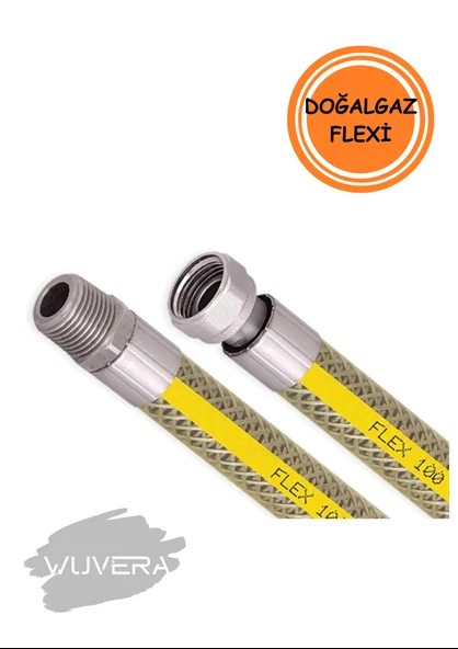 Wuvera 75 cm Ankastre Ocak Set Üstü Ocak Tambur Fırın Doğalgaz Bağlantı Hortumu – Güvenli ve Dayanıklı Bağlantı Çözümü - 2