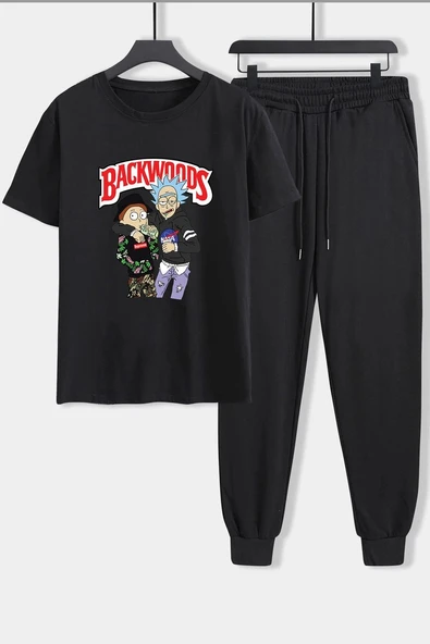 Unisex Backwoods Baskılı 2'li Eşofman Takımı
