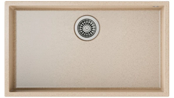 TEKA Square 72.40 TG Avena Bej - Tek Hazneli Tezgahaltı Tegranite Eviye ürün görseli