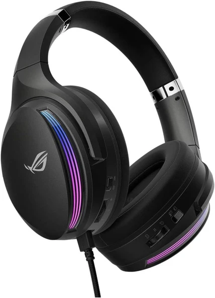 Asus ROG Fusion II 500 RGB 7.1 Type-C Kablolu Kulak Üstü Oyuncu Kulaklığı - Teşhir - 5