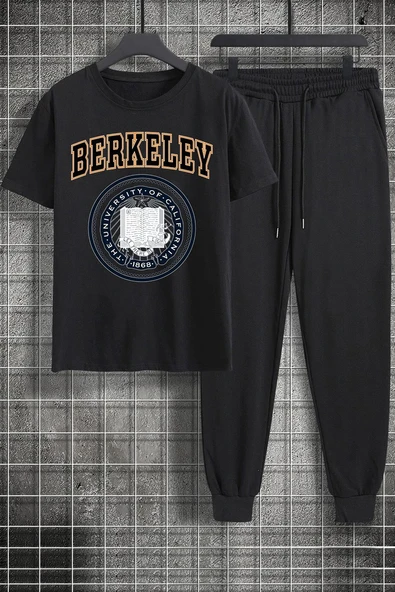 Unisex Berkeley Baskılı 2'li Eşofman Takımı ürün görseli 1