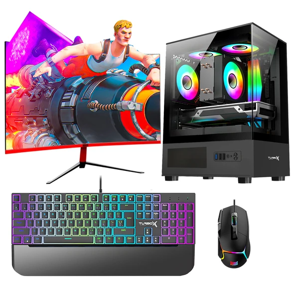 Turbox Tx5984 Ryzen 5 3600 32GB 1TB NVMe 12GB RTX3060 23.6 165Hz Curved Oyun Hazır Sistem - 1