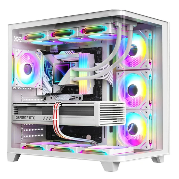 Dragos DRx7238 Ryzen 5 5600 16GB Ram 1TB NVMe 8GB RTX4060 Sıvı Soğutmalı Oyun Hazır Sistem
