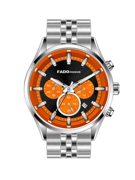 Fado & 00008  Erkek Kol Saati Çelik Kordon