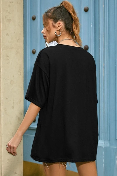 Unisex Potter Baskılı T-shirt - Resim 8