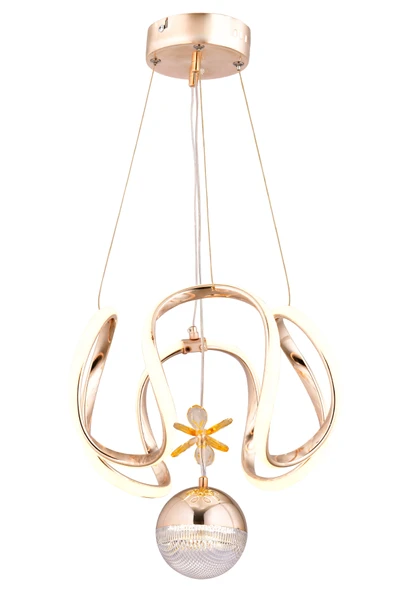 NAPOLİ TEK TOP GOLD AVİZE - Resim 2