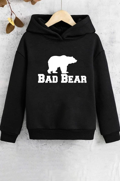 Çocuk Bear Baskılı Sweatshirt ürün görseli 1