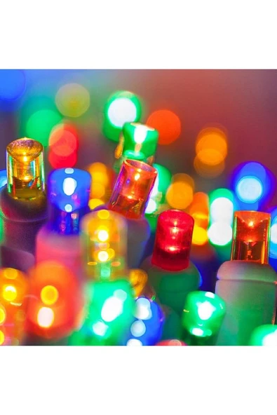 Rengarenk 5 Metre Fişli Led Rgb Lambaları Işık Butonlu 8 Farklı Animasyonlu - 3