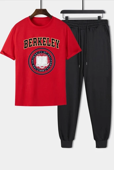 Unisex Berkeley Baskılı 2'li Eşofman Takımı - Resim 3