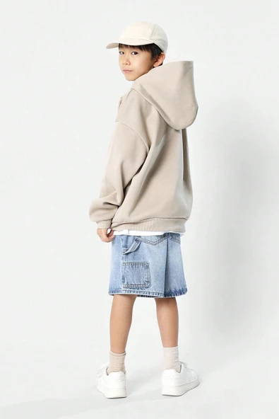 The Sunshine Baskılı Erkek - Kız Çocuk Rahat Kalıp Sweatshirt - Resim 2