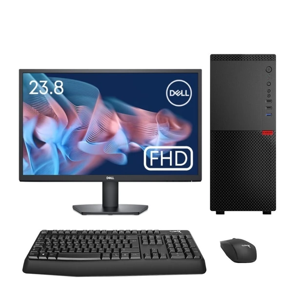 Turbox Tx5892 i5 12400F 32GB DDR4 Ram 1TB SSD 4GB GTX750Ti 23.8 Dell Mon. Kurumsal Ofis Hazır Sistem