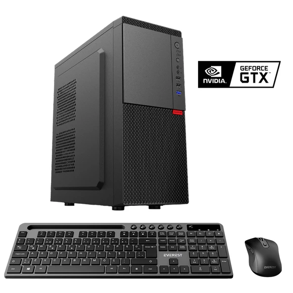 Turbox Tx5884 i5 12400F 16GB DDR4 Ram 512GB SSD 4GB GTX750Ti Masaüstü Kurumsal Ofis Hazır Sistem
