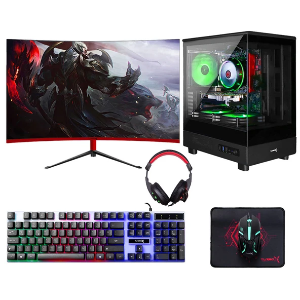 Turbox Tx6085 i7 6700 16GB DDR4 512GB SSD 4GB GTX750Ti 23.6 Curved Oyun Hazır Sistem