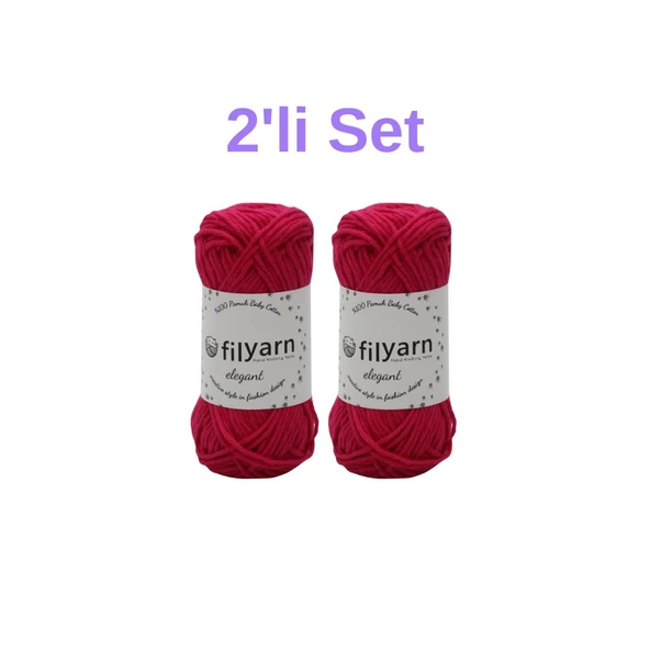 Baby Cotton El Örgü İpi 25 gr Oeko-Tex Sertifika Pamuk İpi, Bebek Yelek ve Punch İpi 2'li Set - 11
