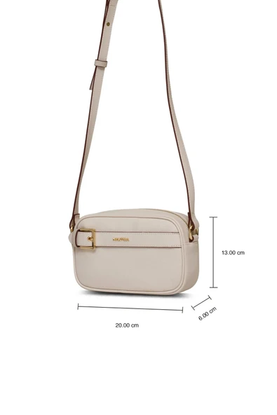 Nautica Kadın Postacı Çantası Ekru CN7102T - Resim 6