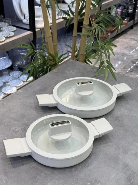 Acar Ultimate Pro Döküm Silikon Kapaklı 2 Li Sahan Seti (20-24 cm) BFT-06760