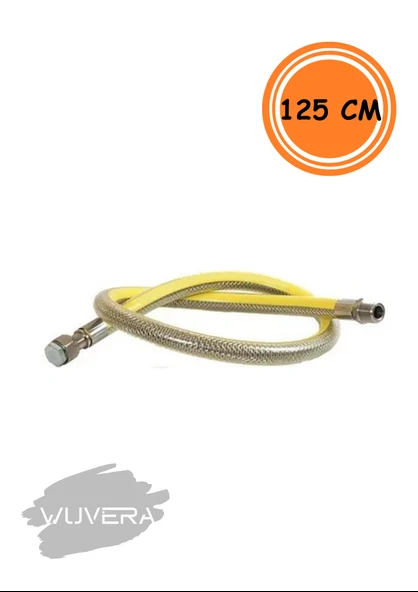 Wuvera 125 cm Ankastre Ocak Set Üstü Ocak Tambur Fırın Doğalgaz Bağlantı Hortumu – Güvenli ve Dayanıklı Bağlantı Çözümü