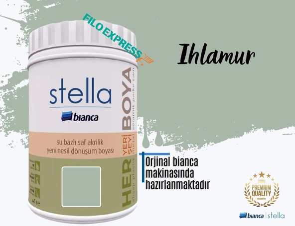 BİANCA STELLA SU BAZLI SAF AKRİLİK BOYA 1 LİTRE IHLAMUR