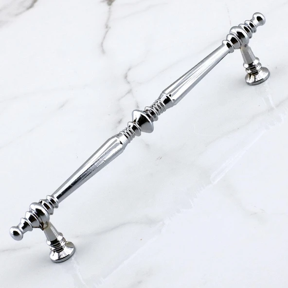 Metal Kulp Krom 128 mm - 12.8 cm Mobilya Çekmece Mutfak Dolabı Dolap Kulpları Kulbu Kulpu Krom - Resim 5