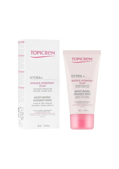 Topicrem Hydra+ Moisturizing Radiance Maske 50 ml