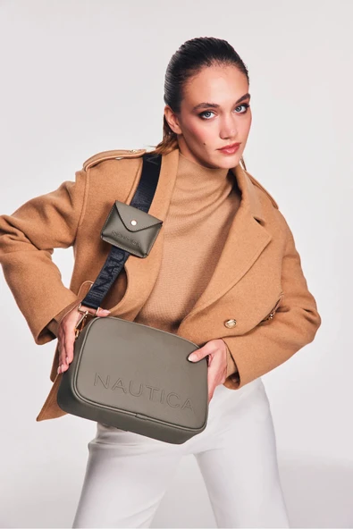 Nautica Kadın Postacı Çantası A.Haki CN7156T - Resim 2