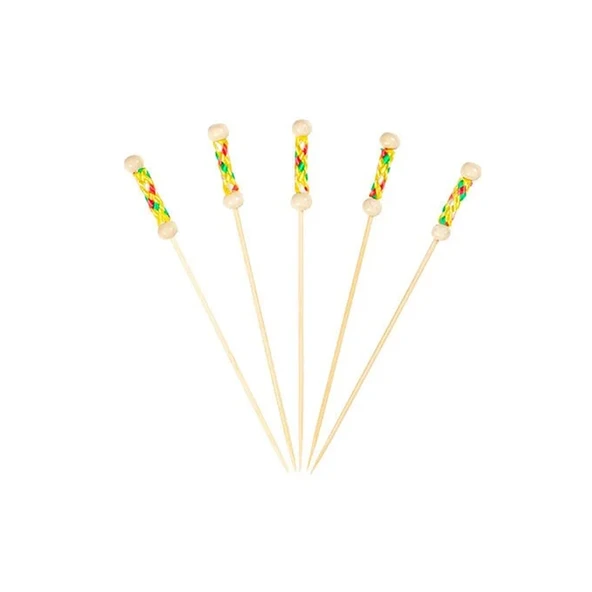 Bambu Örgülü Sarı Kürdan 12 li ürün görseli 1