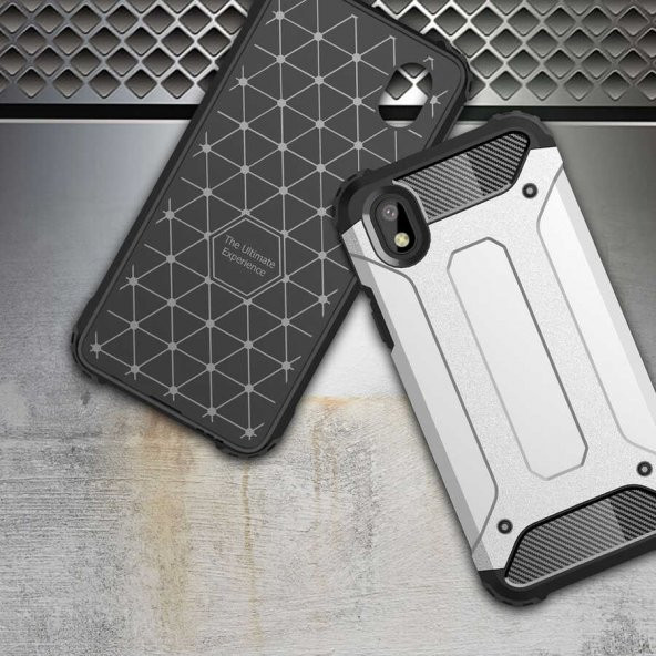 Galaxy A01 Core Kılıf Hybrid Zırh Silikon - 2