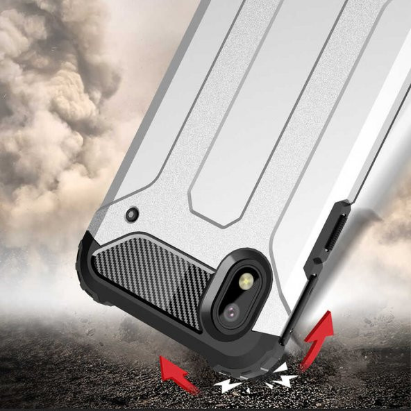 Galaxy A01 Core Kılıf Hybrid Zırh Silikon - 10