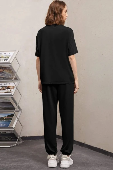 Unisex Pamuklu 2'li Eşofman Takımı - Resim 3