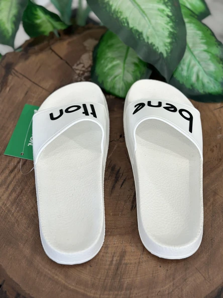 Benetton Yazılı Yumuşak Taban Terlik  BN1381 - 5