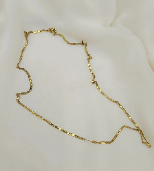 Çelik Kolye 316 L Paslanmaz Unisex Model Kolye Gerdanlık - 2