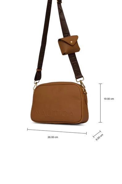 Nautica Kadın Postacı Çantası Taba CN7156T - 6