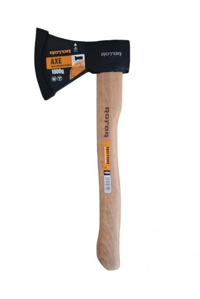 Ax 613 Ahşap Saplı Balta 1000gr (45 CM SAP UZUNLUĞU) - Resim 2