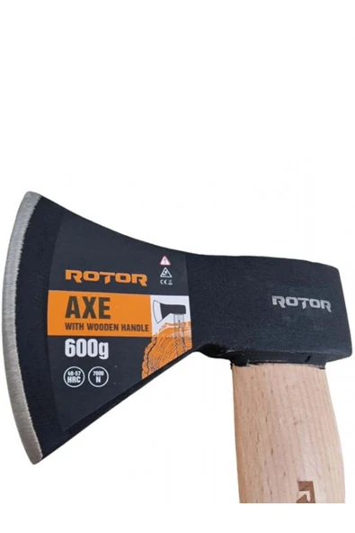Ax 613 Ahşap Saplı Balta 600 gr (38 CM SAP UZUNLUĞU) - Resim 3