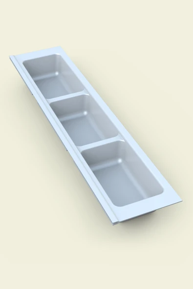 Çekmece Içi Kaşıklık Ve Bıçaklık Düzenleyici Beyaz, 84x48 Yandan Ve Boydan 4Cm Kesilebilir - 7