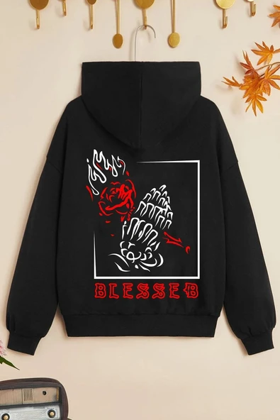 Çocuk Blesseb Baskılı Sweatshirt