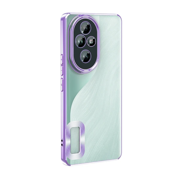 Honor 200 Pro Kılıf Kamera Korumalı Logo Gösteren Omega Kılıf - Resim 7