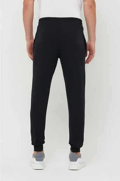 Siyah Jumpman Spor Eşofman Altı - 3