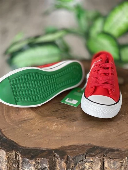 Benetton Konvers Kadın Spor Ayakkabı Kırmızı BN30196 - 2