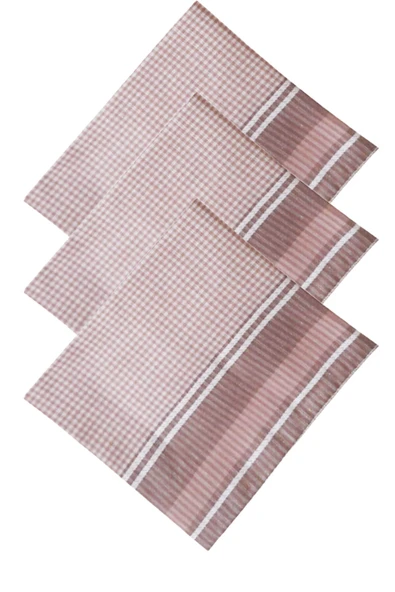 3’lü Özel Paket Premium Erkek Mendil Seti %100 Pamuk 42x42 cm - 9
