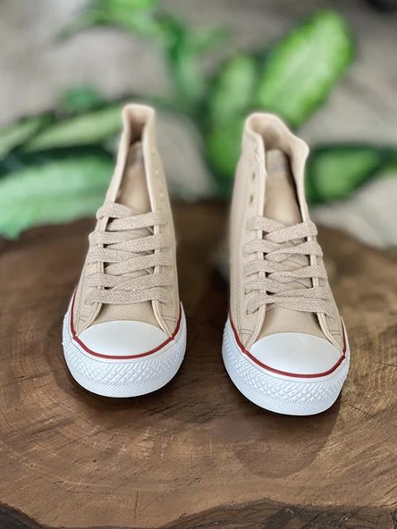 Benetton Bej Converse Spor Ayakkabı 30628 - 2