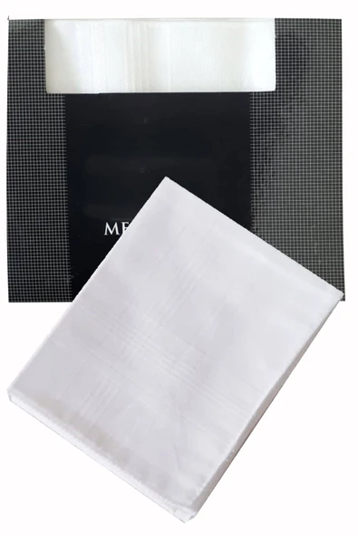 3’lü Özel Paket Premium Erkek Mendil Seti %100 Pamuk 42x42 cm - 2